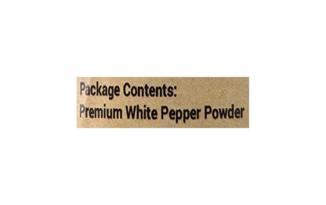 Seeds And Hands White Pepper Powder    Plastic Bottle  60 grams